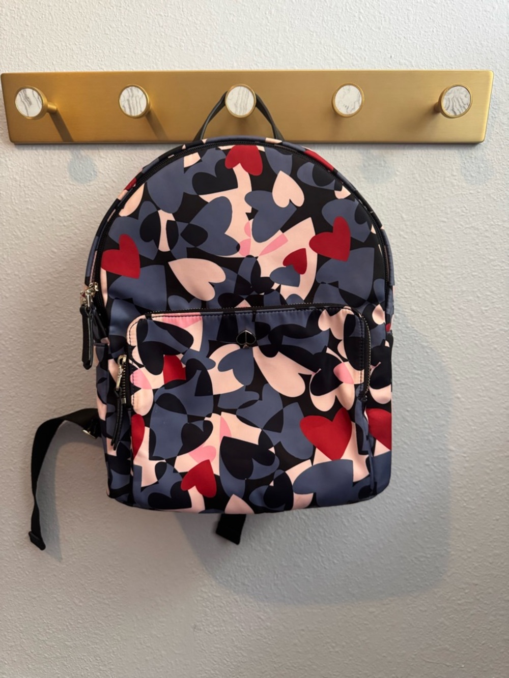 kate spade Nylon Heart Print Backpack